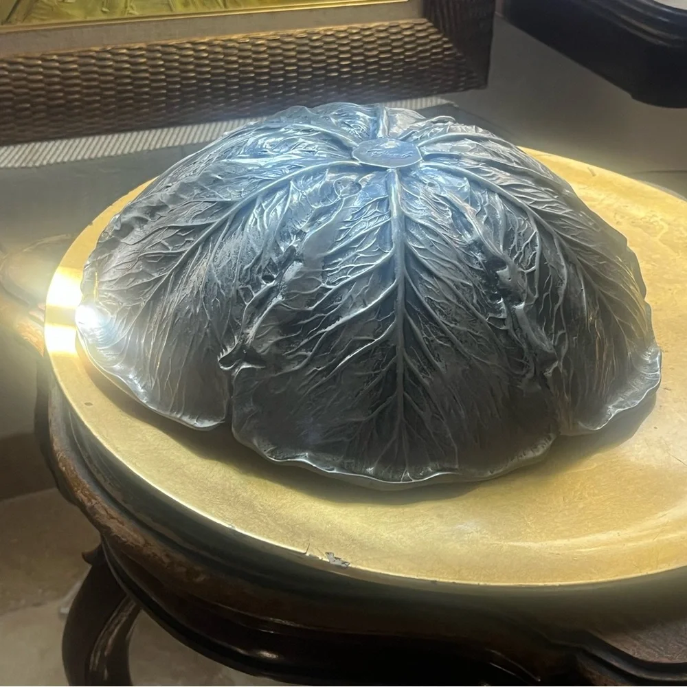 Silver Leaf-Shaped Bowl - Picture 4 of 9